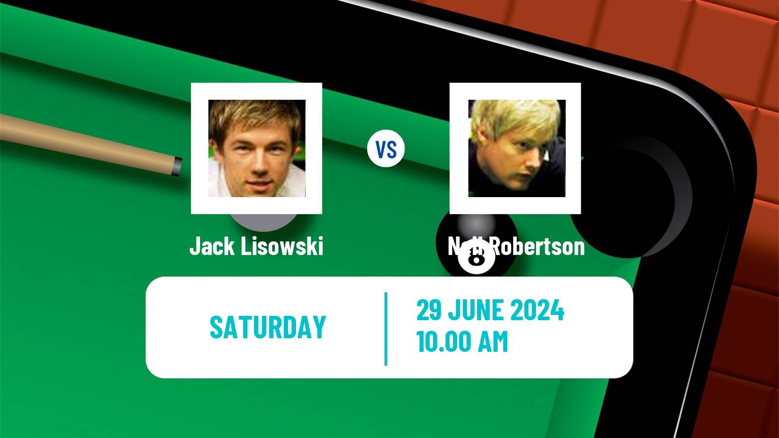 Snooker Championship League Jack Lisowski - Neil Robertson