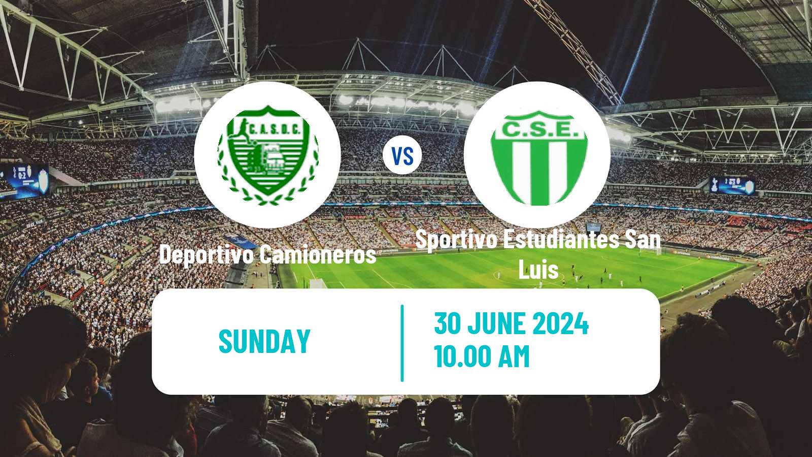 Soccer Argentinian Torneo Federal Deportivo Camioneros - Sportivo Estudiantes San Luis