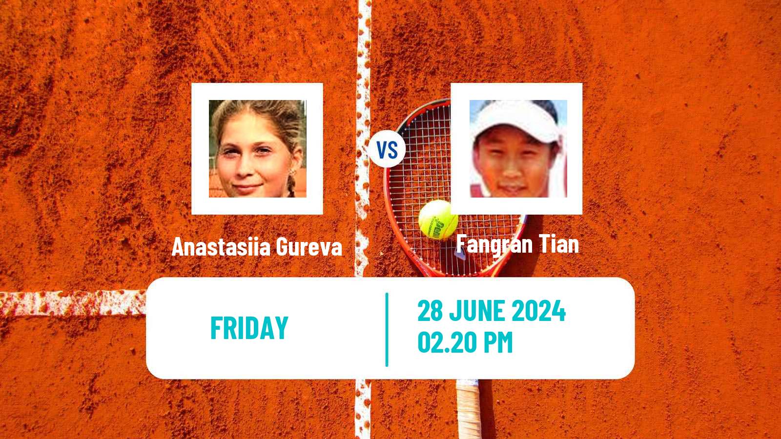 Tennis ITF W50 Palma Del Rio Women Anastasiia Gureva - Fangran Tian