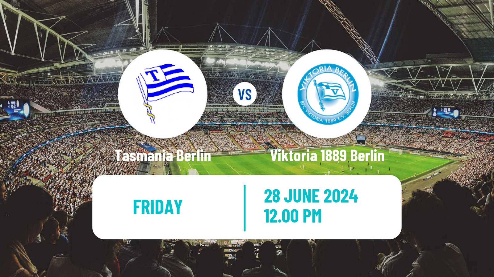 Soccer Club Friendly Tasmania Berlin - Viktoria 1889 Berlin