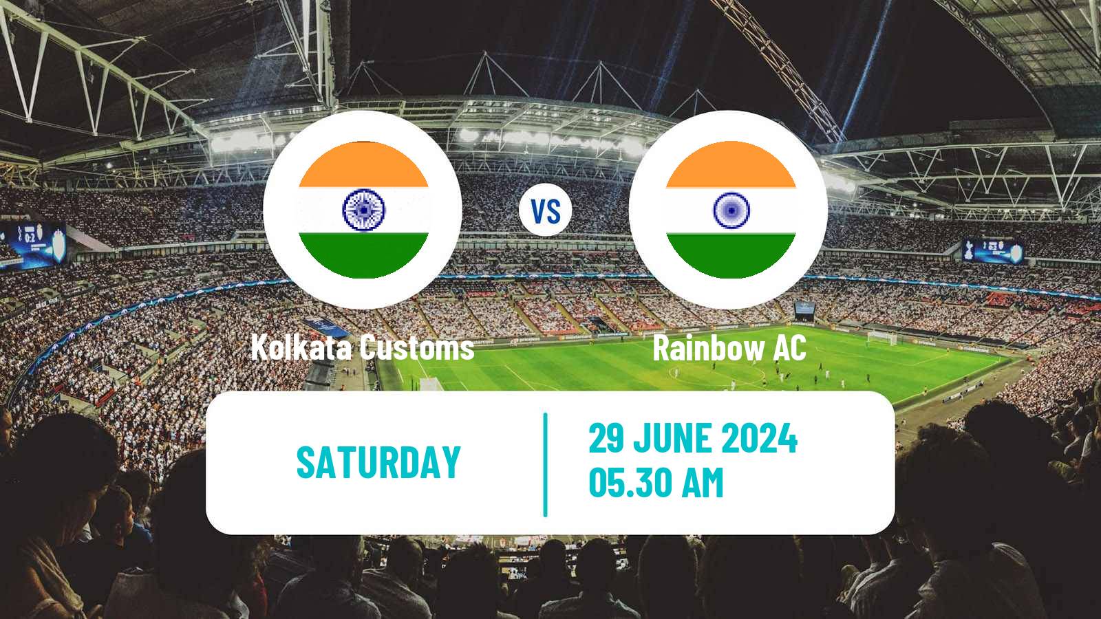 Soccer Calcutta Premier Division Kolkata Customs - Rainbow