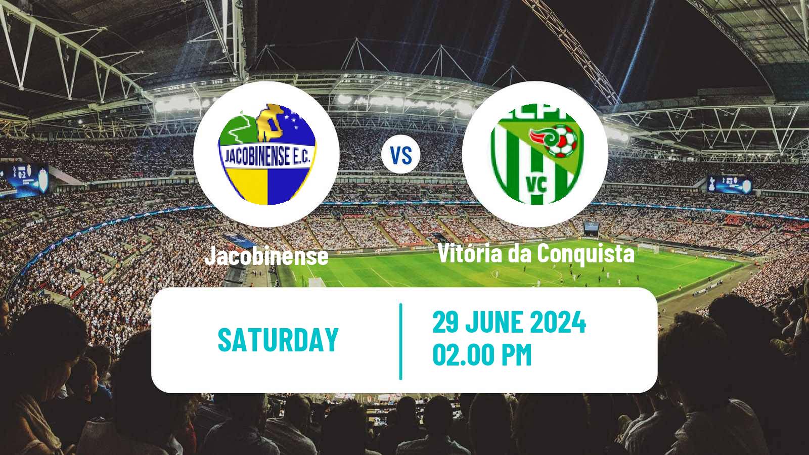 Soccer Brazilian Campeonato Baiano 2 Jacobinense - Vitória da Conquista