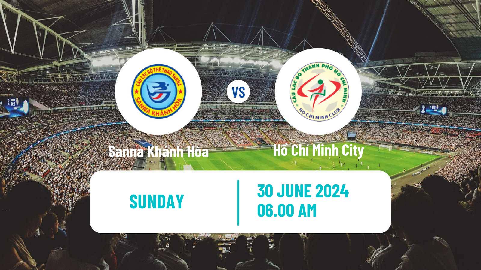 Soccer Vietnamese V League 1 Sanna Khánh Hòa - Hồ Chí Minh City