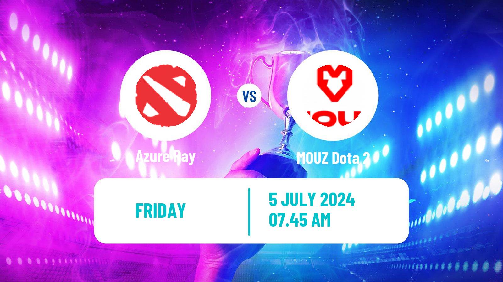 Esports Dota 2 Riyadh Masters Azure Ray - MOUZ