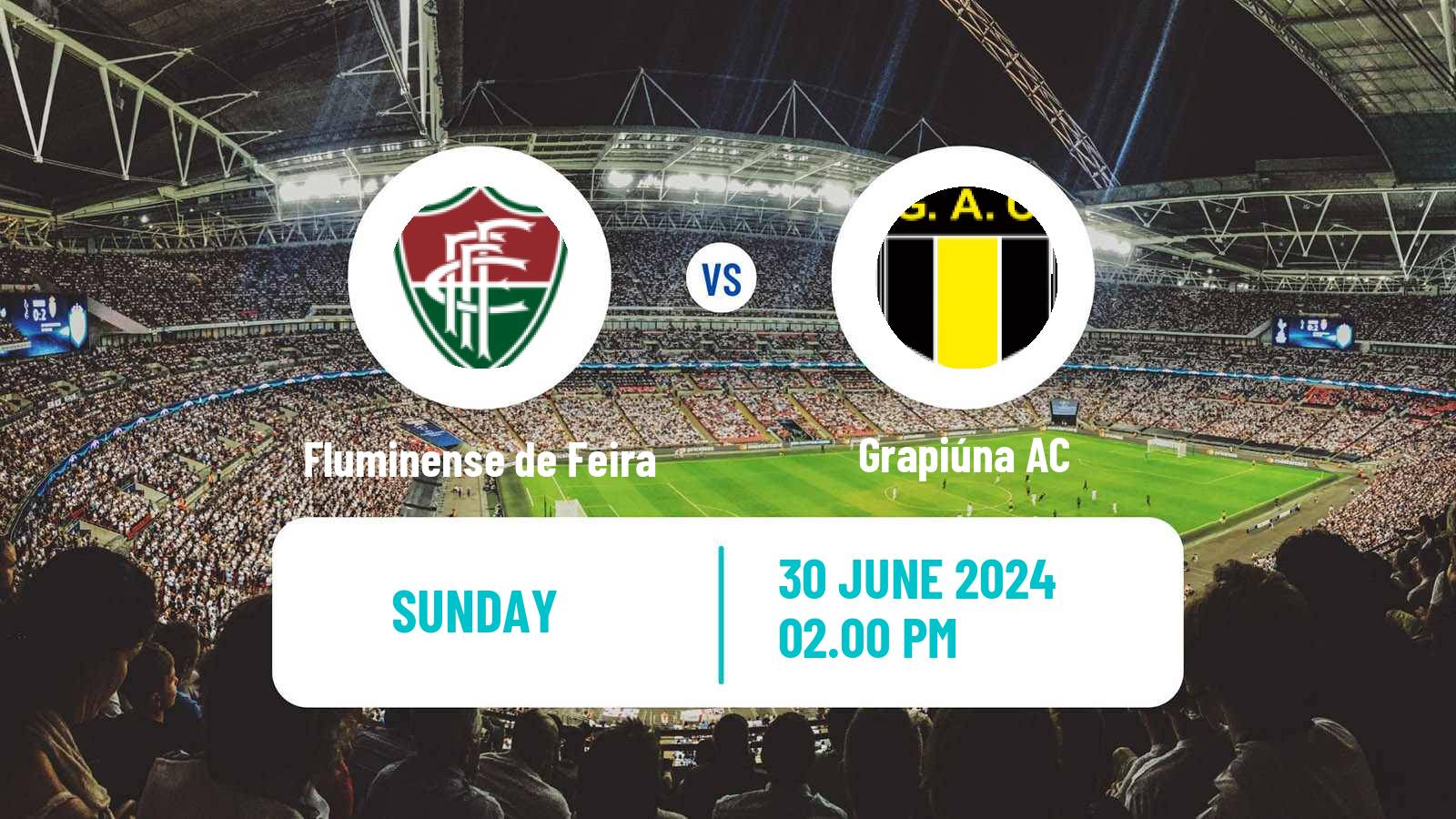 Soccer Brazilian Campeonato Baiano 2 Fluminense de Feira - Grapiúna
