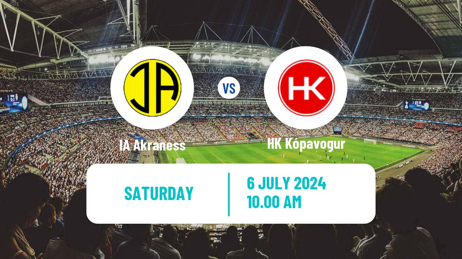 Football Icelandic Besta-deild karla Akraness - HK Kópavogur