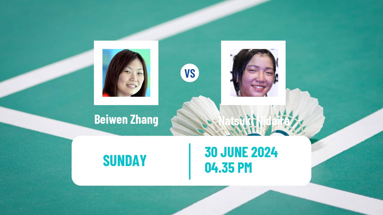 Badminton BWF World Tour Us Open Women Beiwen Zhang - Natsuki Nidaira