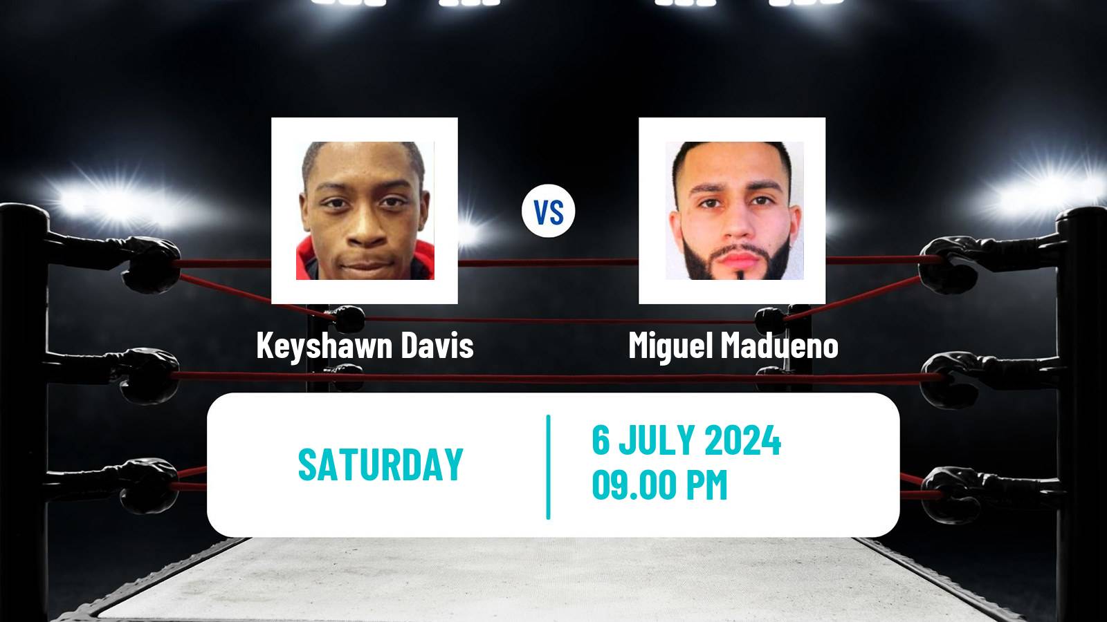Boxing Lightweight Others Matches Men Keyshawn Davis - Miguel Madueno