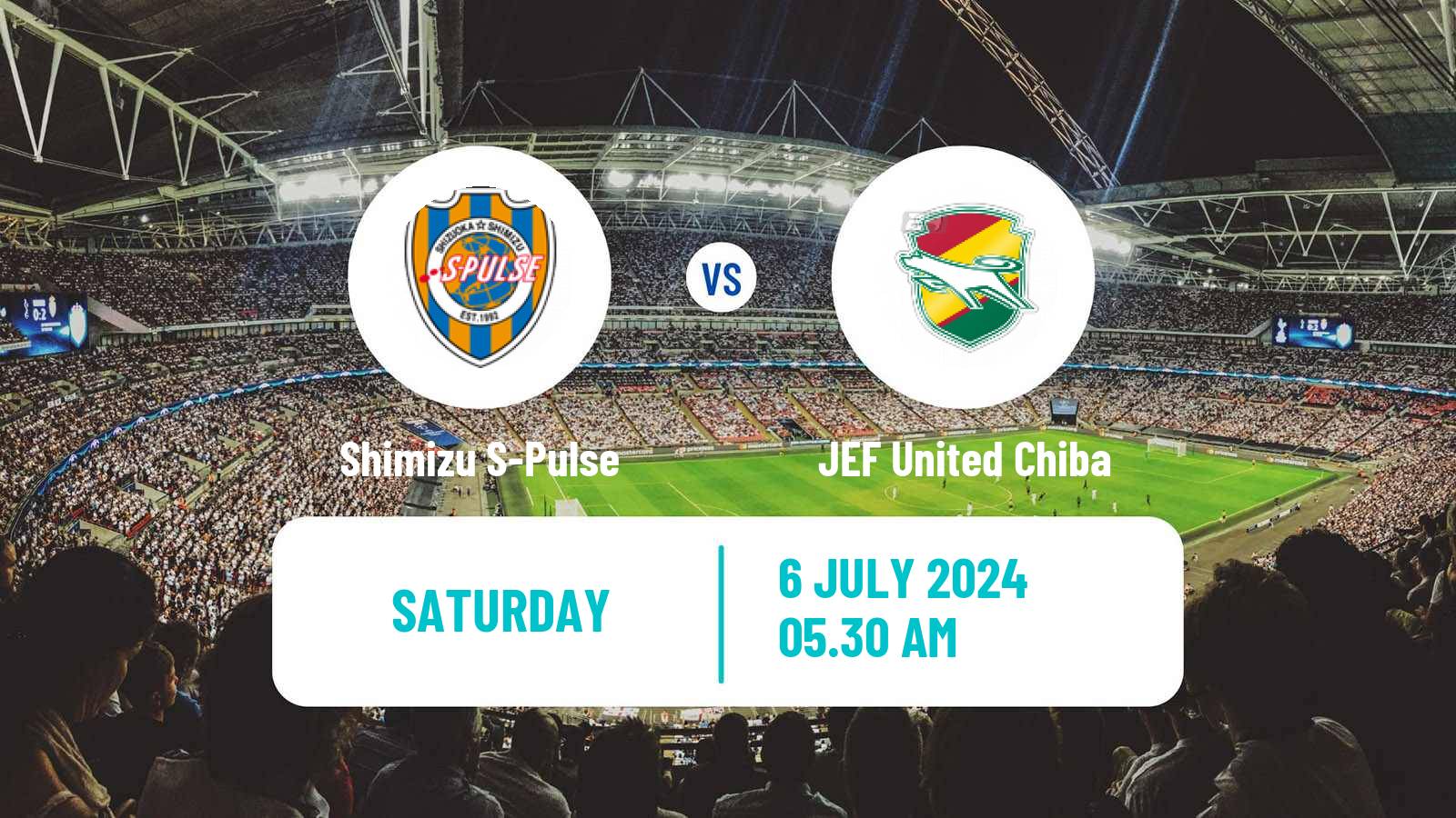 Soccer Japan J2 League Shimizu S-Pulse - JEF United Chiba