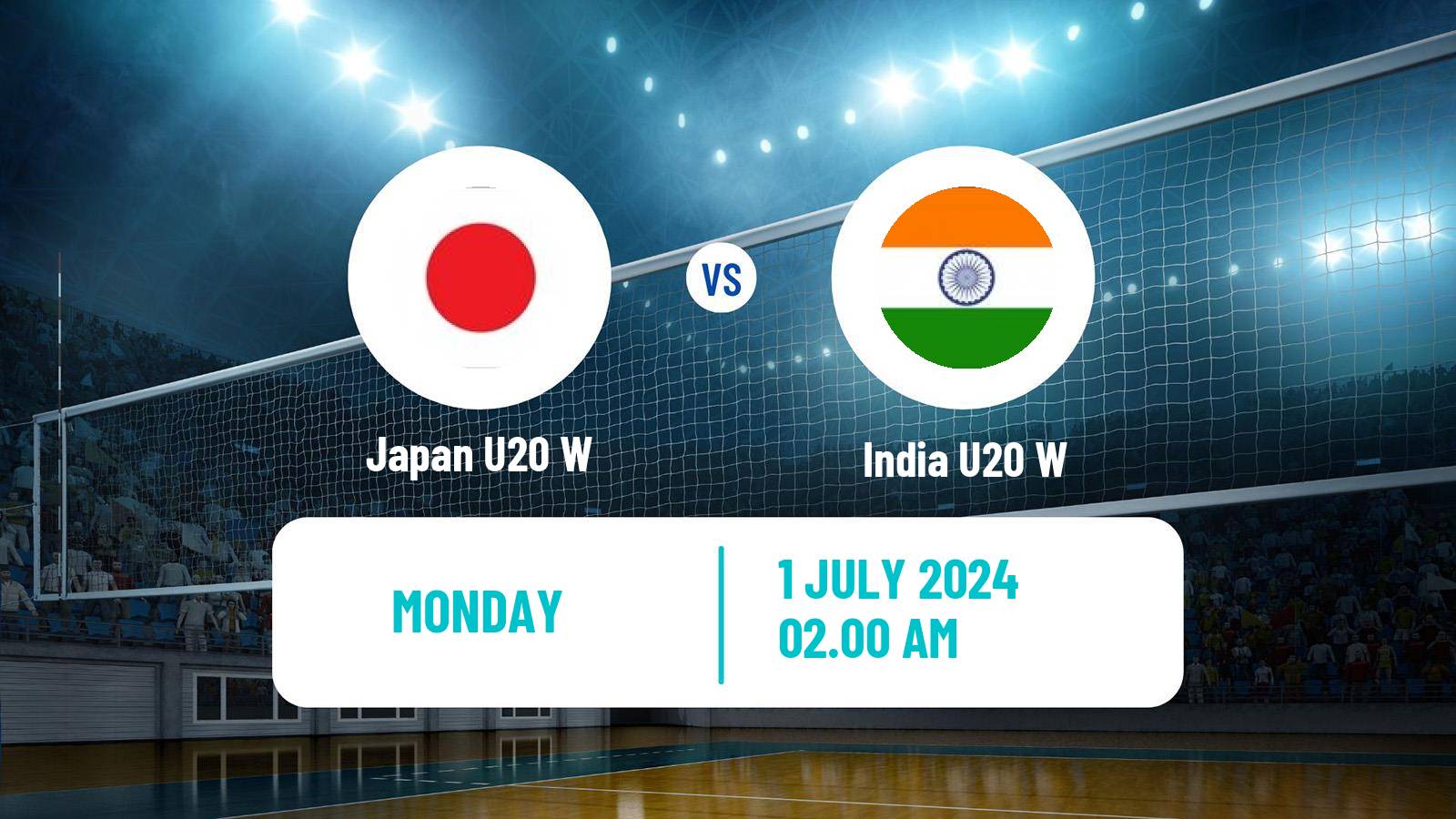 Volleyball Asian Championship U20 Volleyball Women Japan U20 W - India U20 W