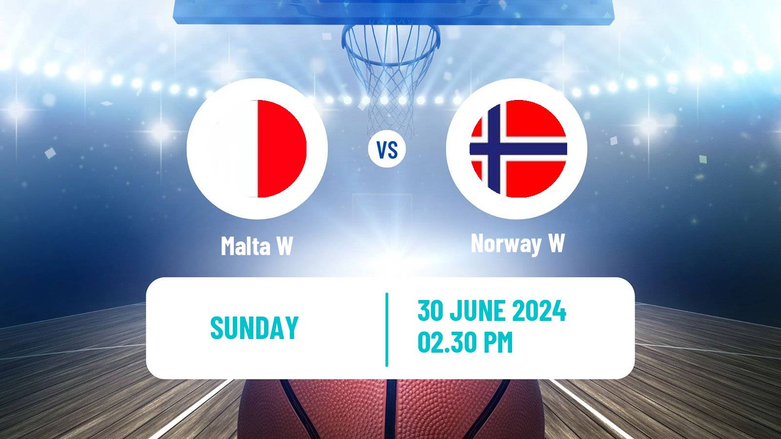 Basketball Small Countries European Championship Basket Women Malta W - Norway W