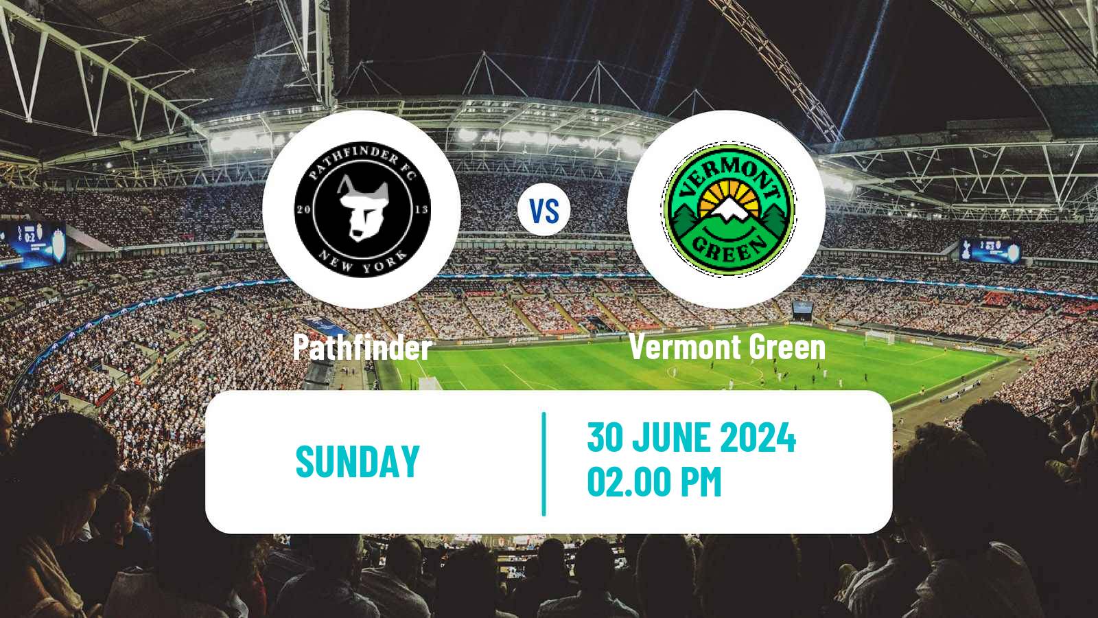 Soccer USL League Two Pathfinder - Vermont Green