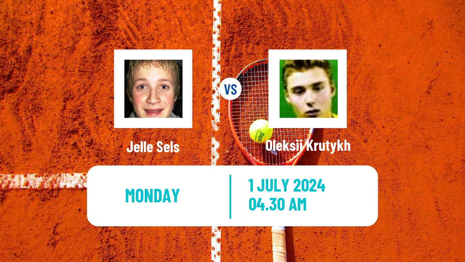 Tennis Brasov Challenger Men Jelle Sels - Oleksii Krutykh