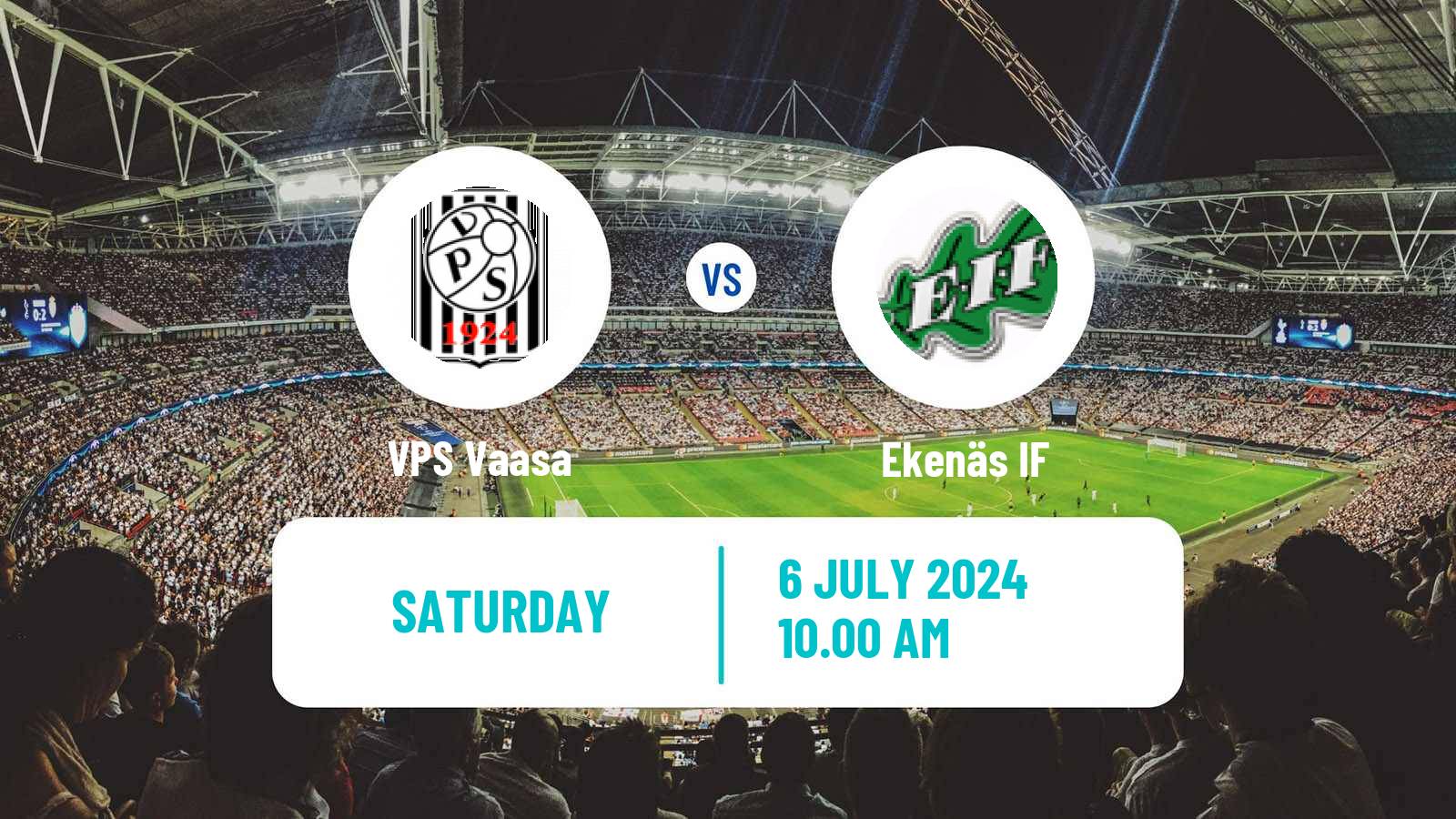 Soccer Finnish Veikkausliiga VPS Vaasa - Ekenäs
