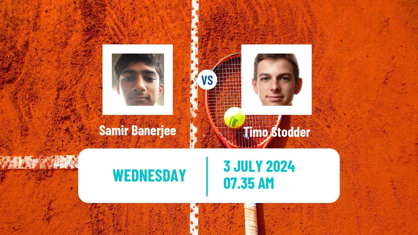 Tennis ITF M25 Marburg Men Samir Banerjee - Timo Stodder