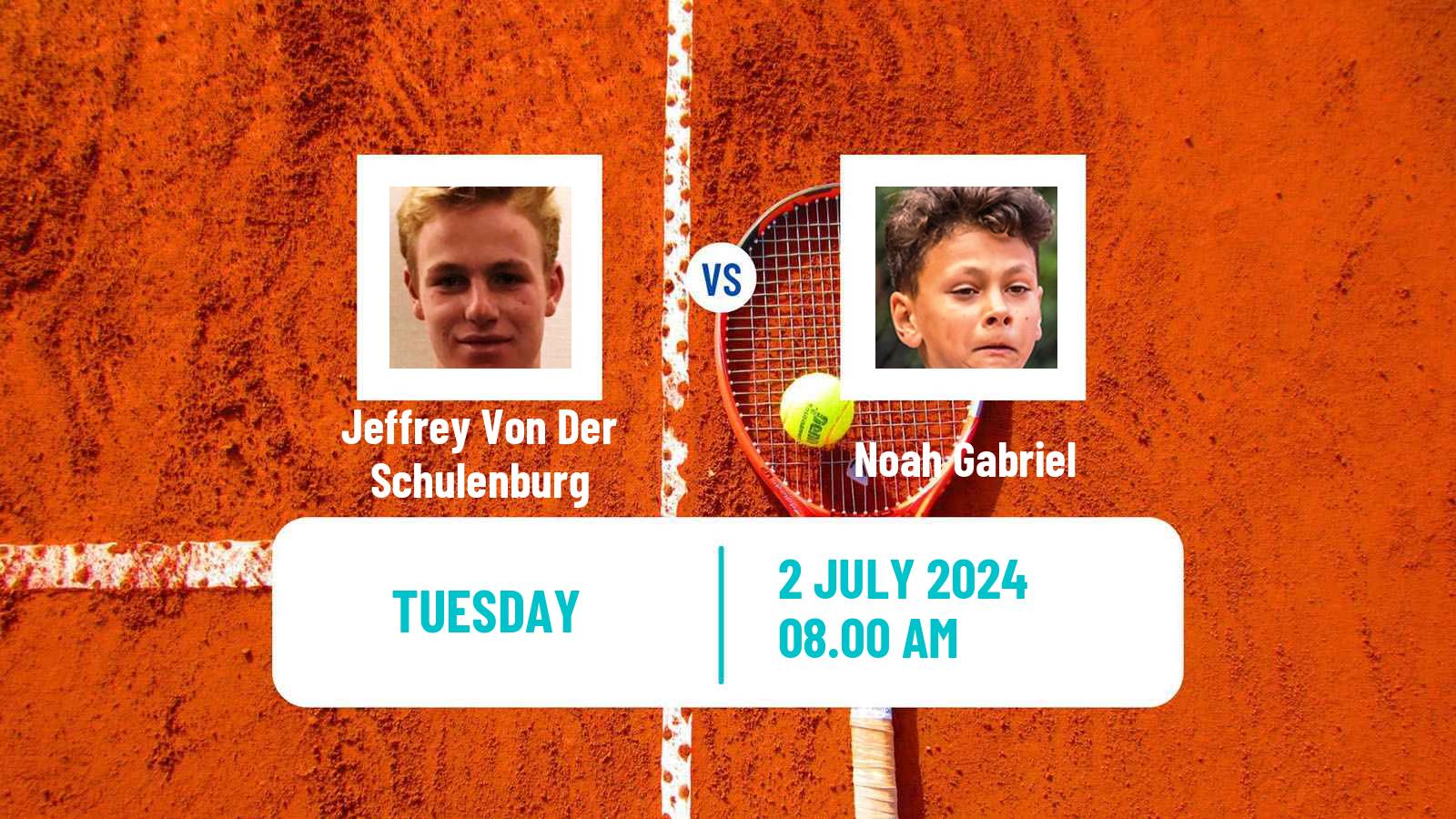 Tennis ITF M15 Amstelveen Men Jeffrey Von Der Schulenburg - Noah Gabriel