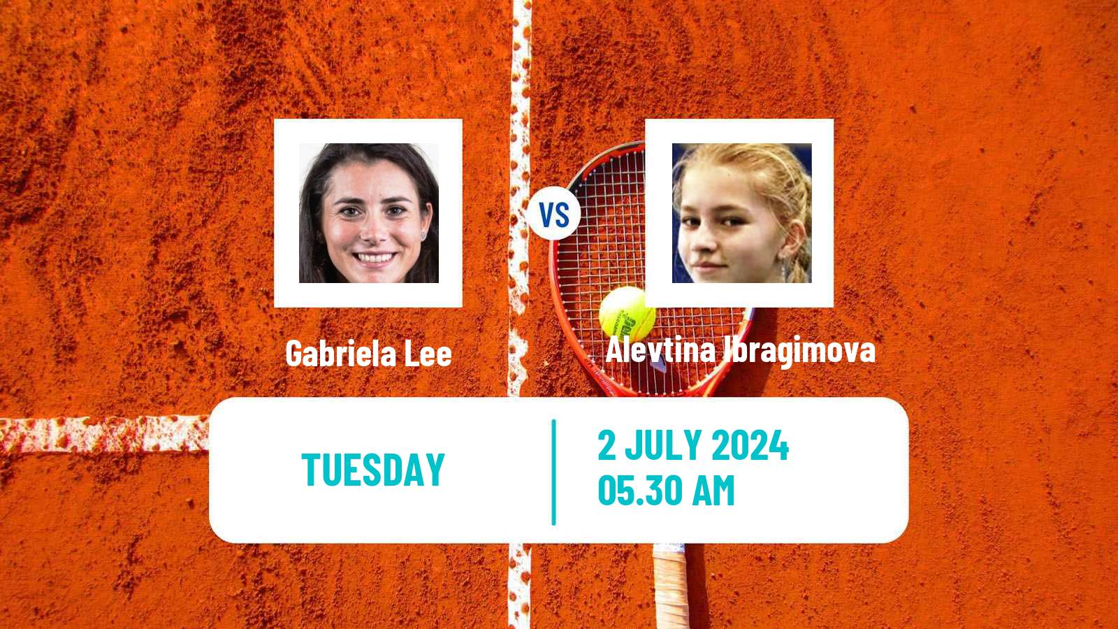 Tennis ITF W35 Rome Women Gabriela Lee - Alevtina Ibragimova