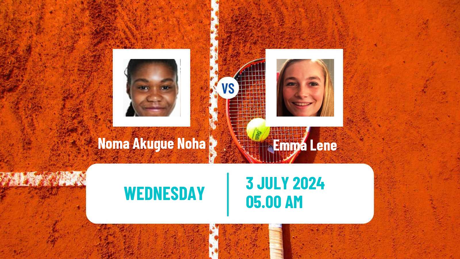 Tennis ITF W75 Montpellier Women Noma Akugue Noha - Emma Lene