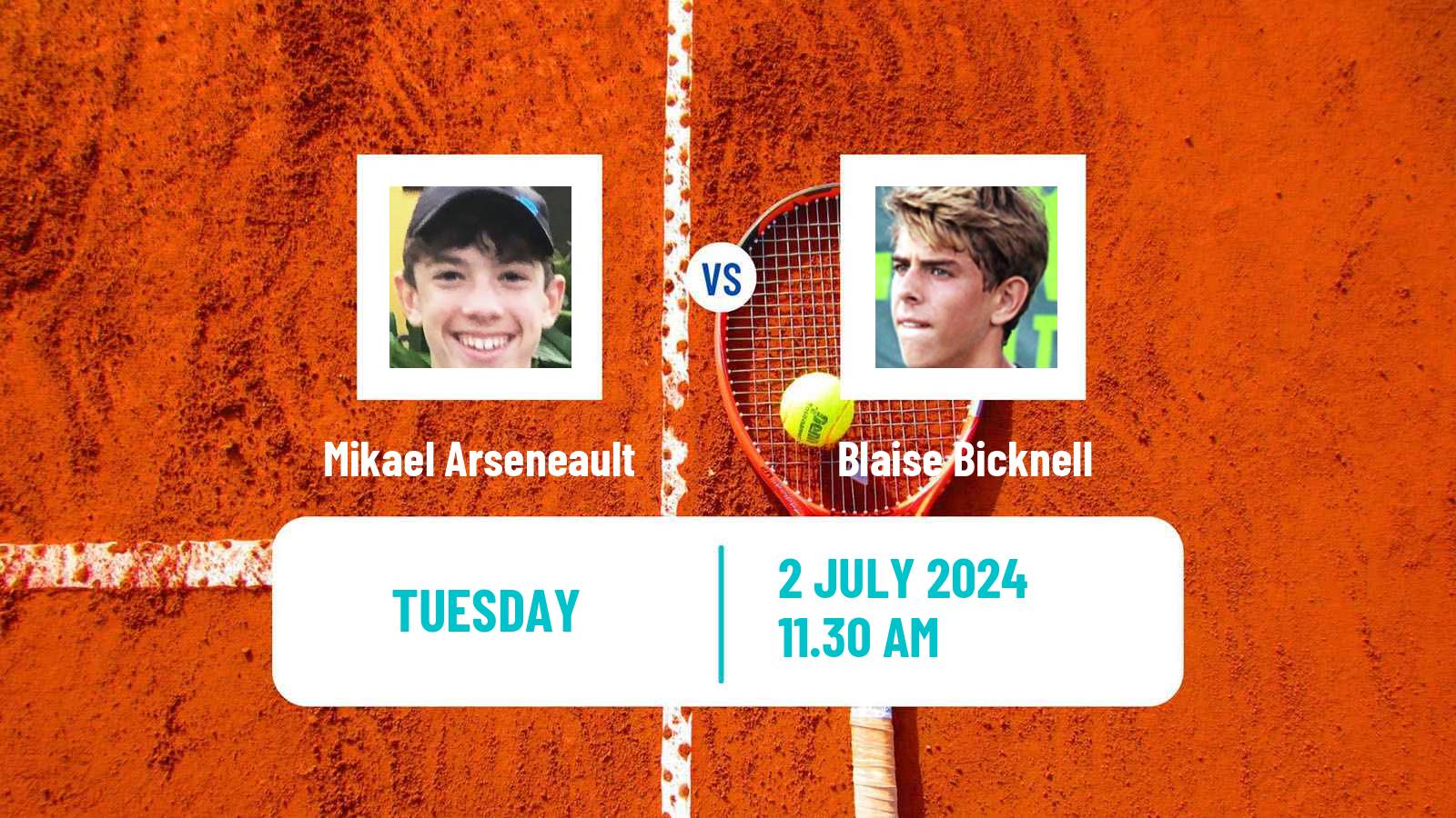 Tennis ITF M25 Laval Men Mikael Arseneault - Blaise Bicknell