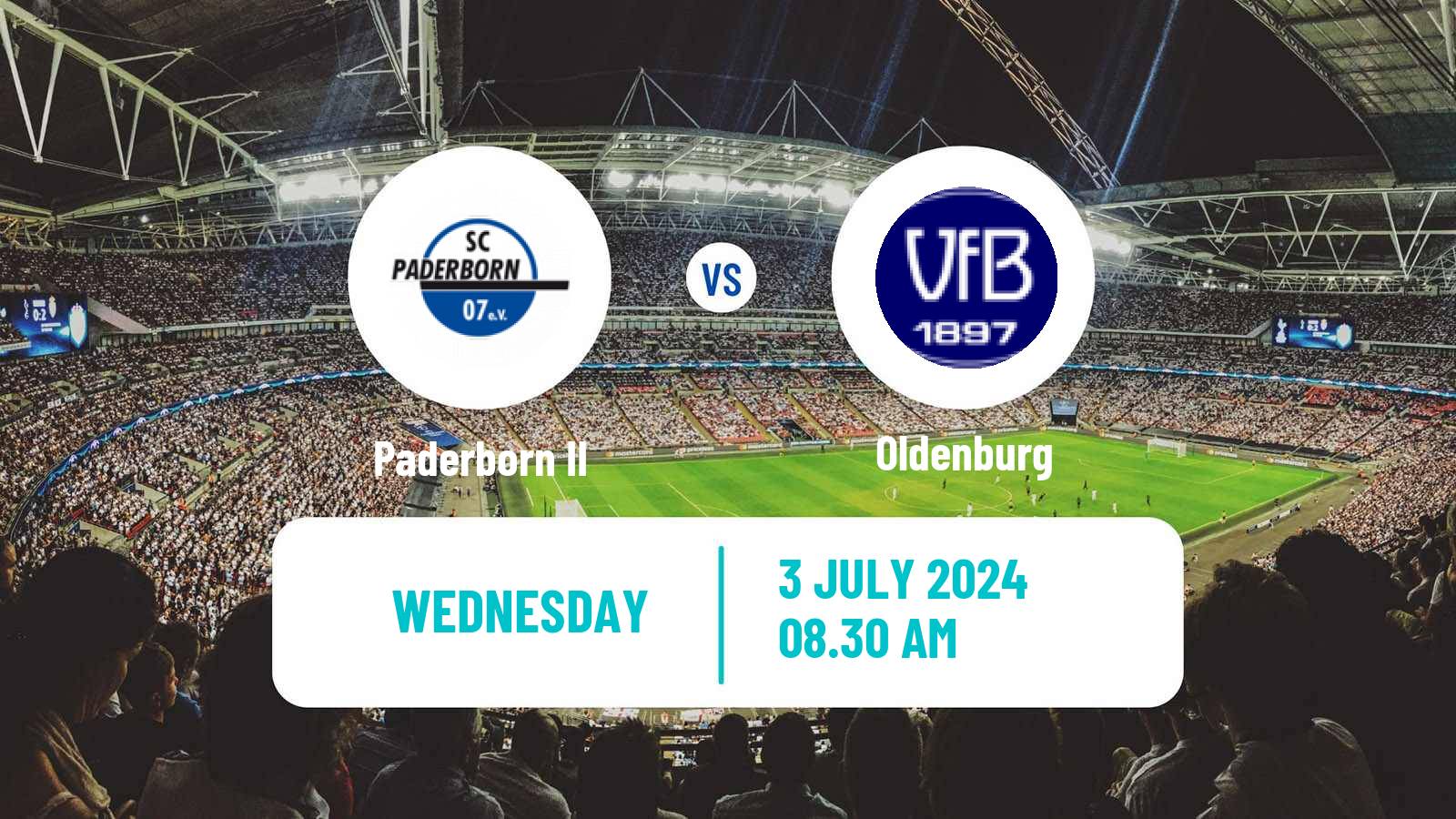 Soccer Club Friendly Paderborn II - Oldenburg