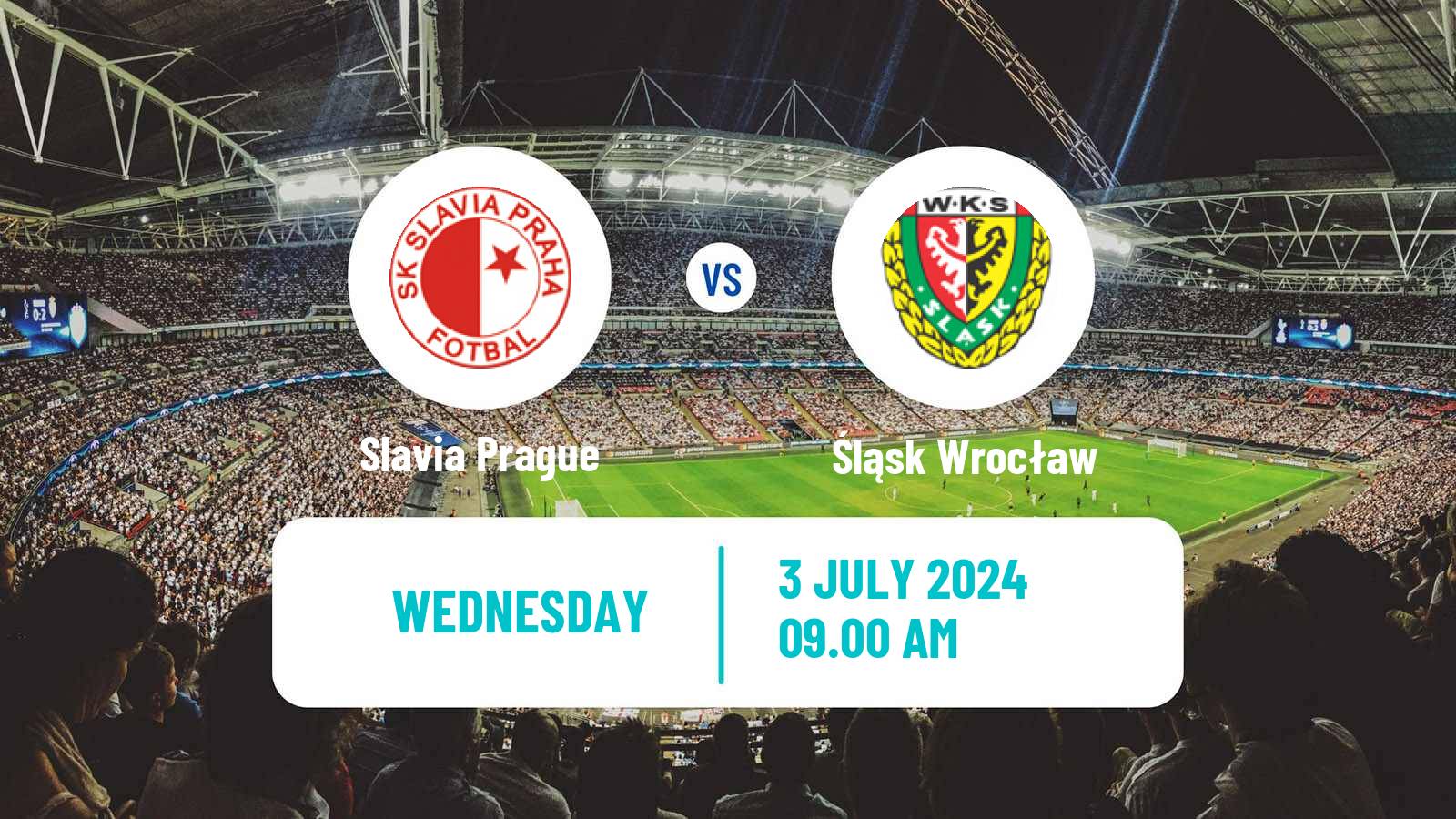 Soccer Club Friendly Slavia Prague - Śląsk Wrocław