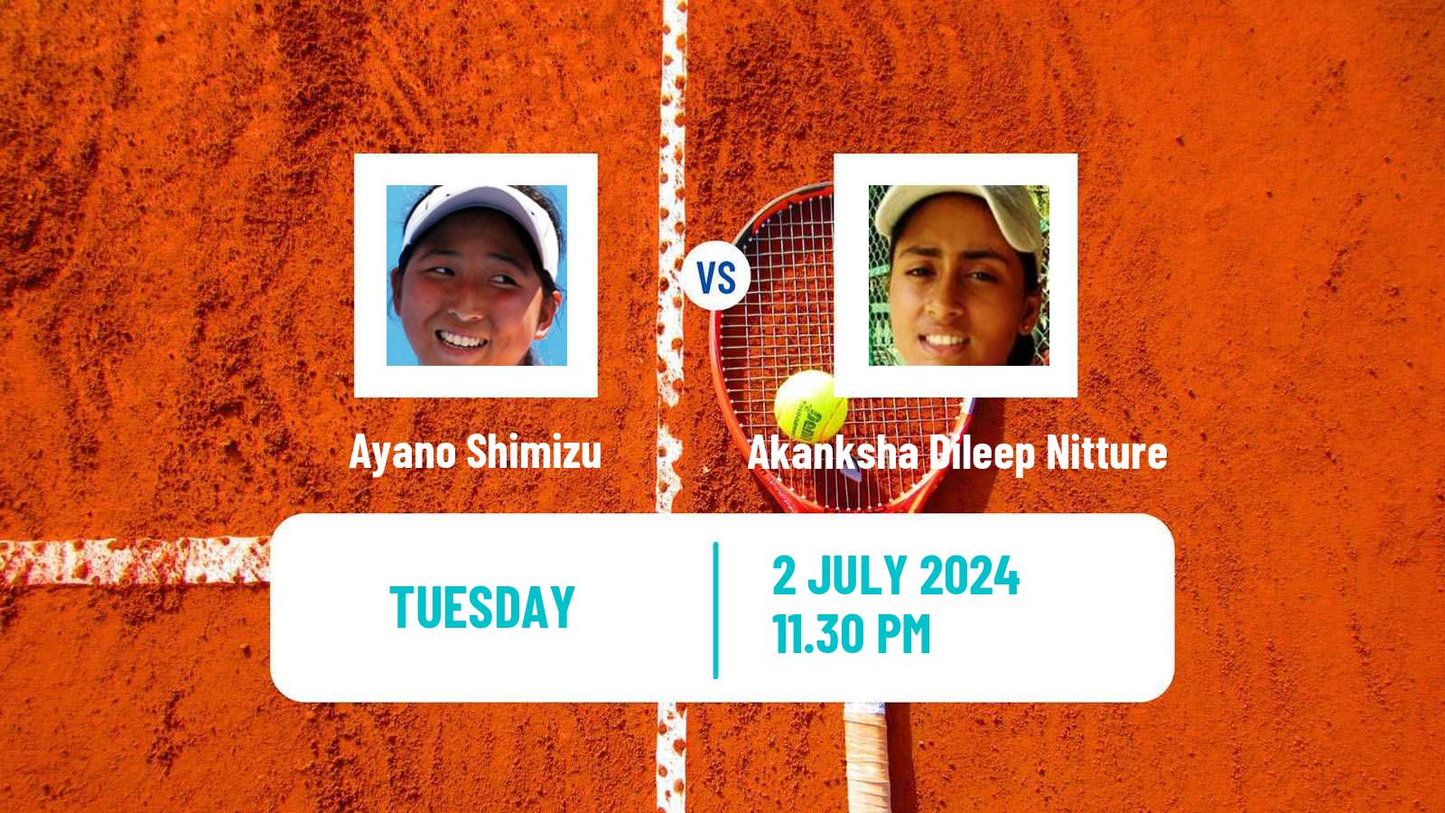 Tennis ITF W35 Nakhon Si Thammarat 2 Women Ayano Shimizu - Akanksha Dileep Nitture