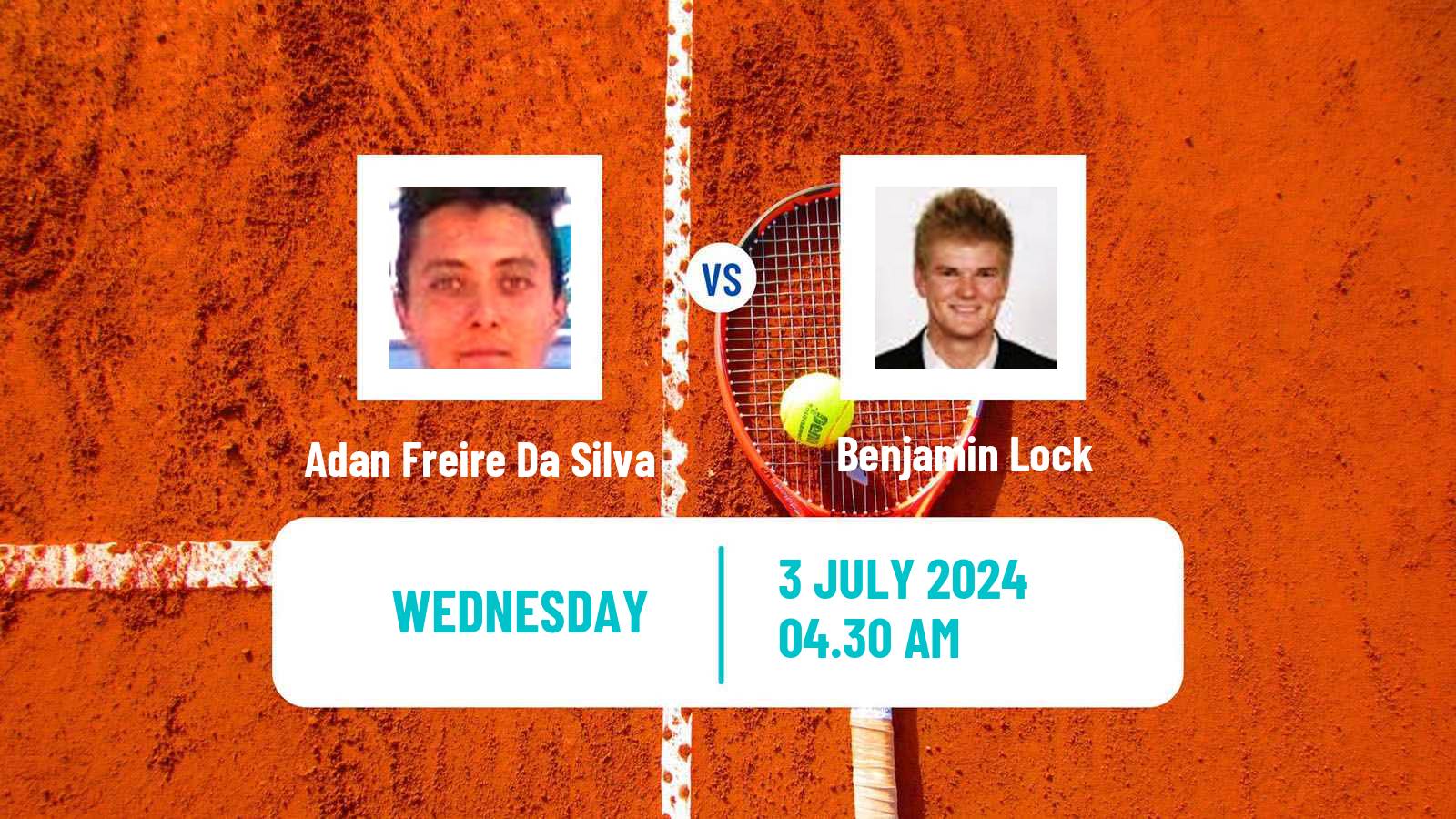Tennis ITF M25 Ajaccio H Men Adan Freire Da Silva - Benjamin Lock