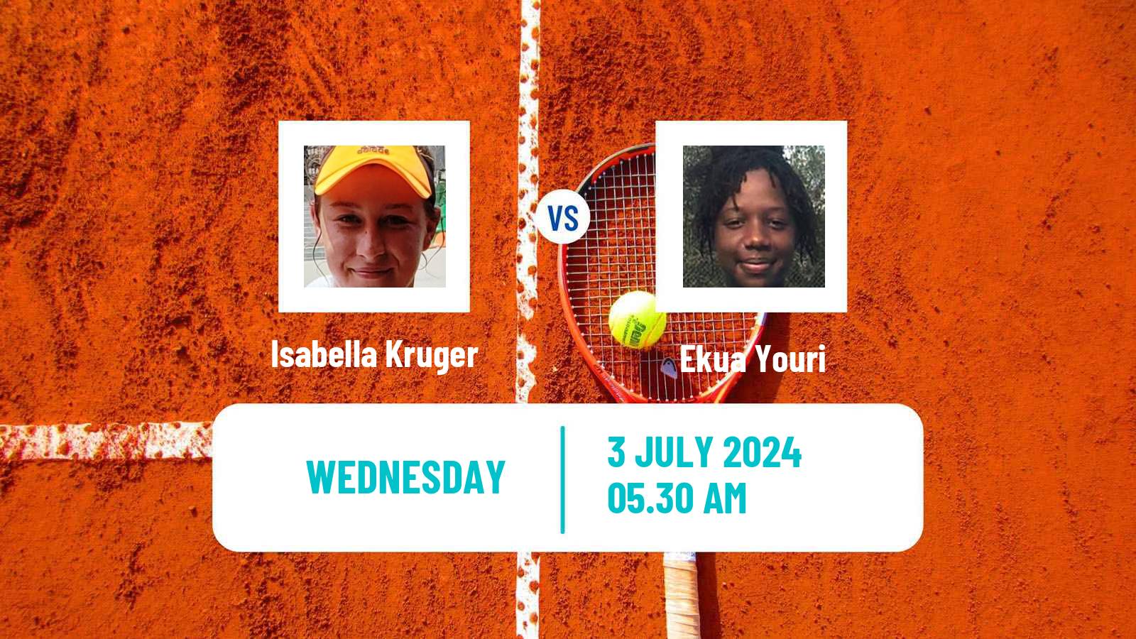 Tennis ITF W35 Hillcrest Women Isabella Kruger - Ekua Youri
