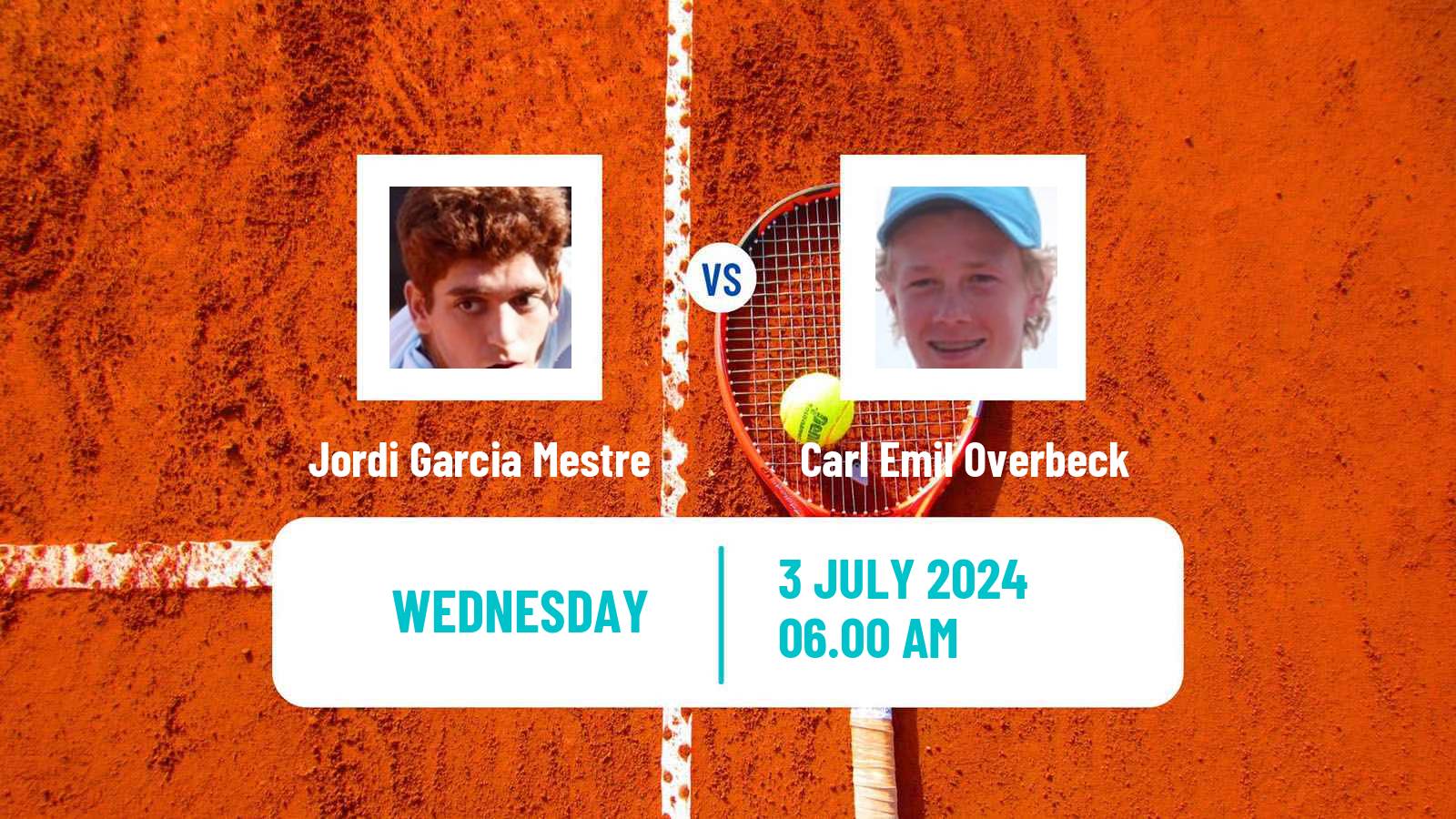 Tennis ITF M15 Kursumlijska Banja 9 Men Jordi Garcia Mestre - Carl Emil Overbeck