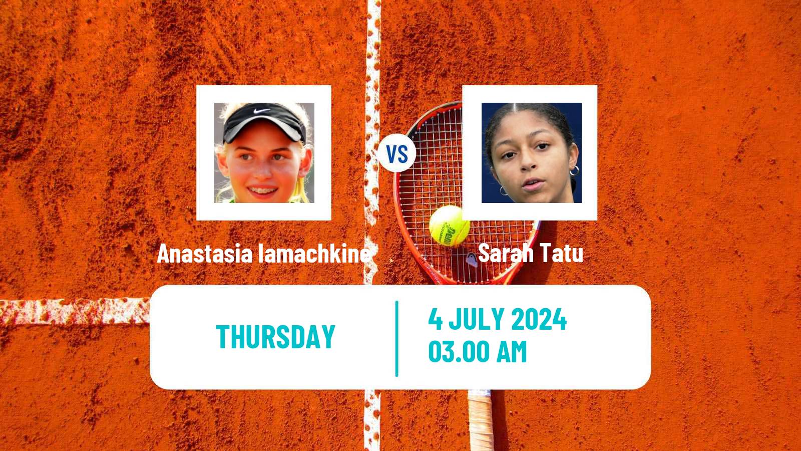 Tennis ITF W15 Galati 2 Women Anastasia Iamachkine - Sarah Tatu