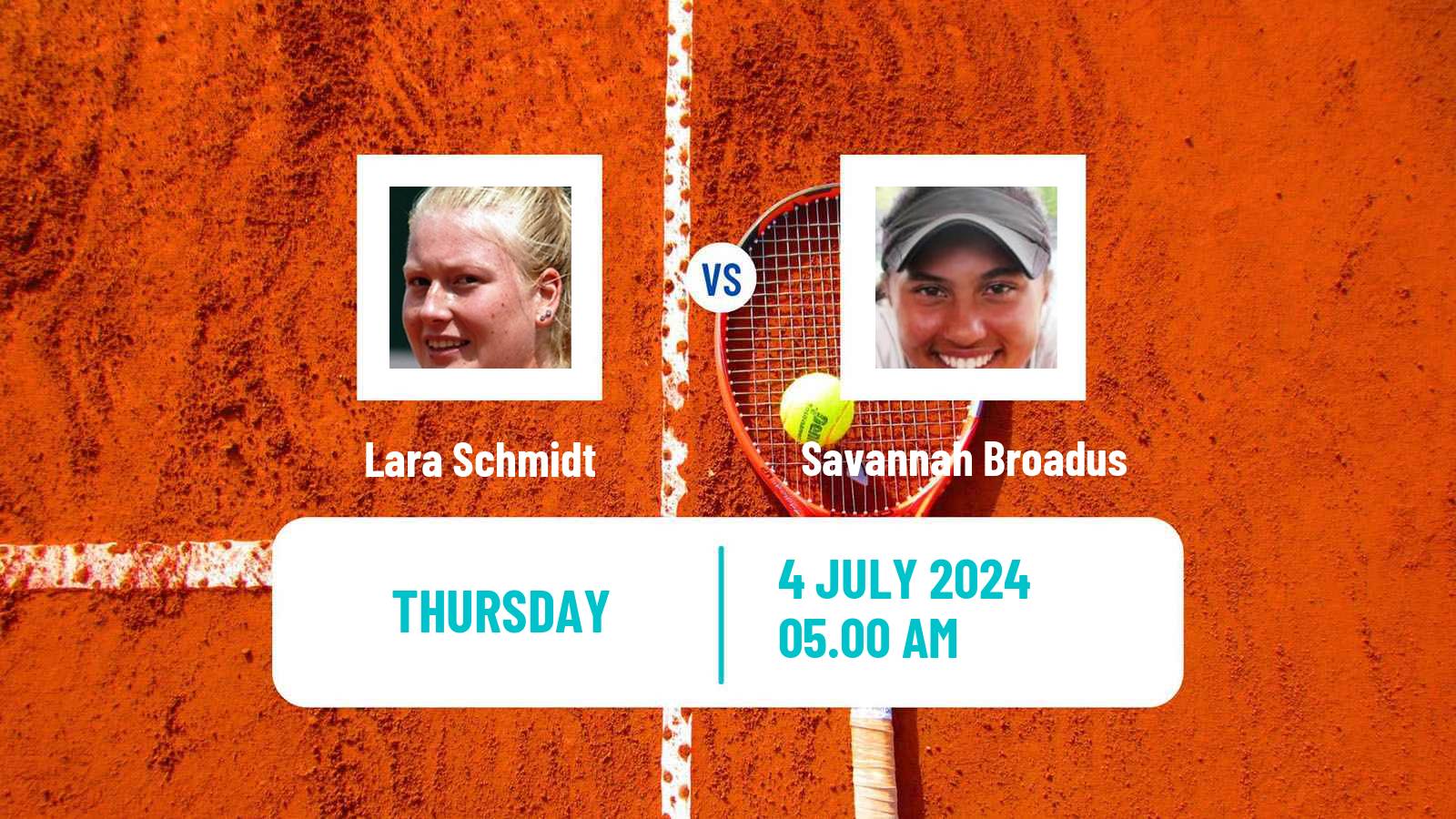 Tennis ITF W35 Stuttgart Vaihingen Women Lara Schmidt - Savannah Broadus