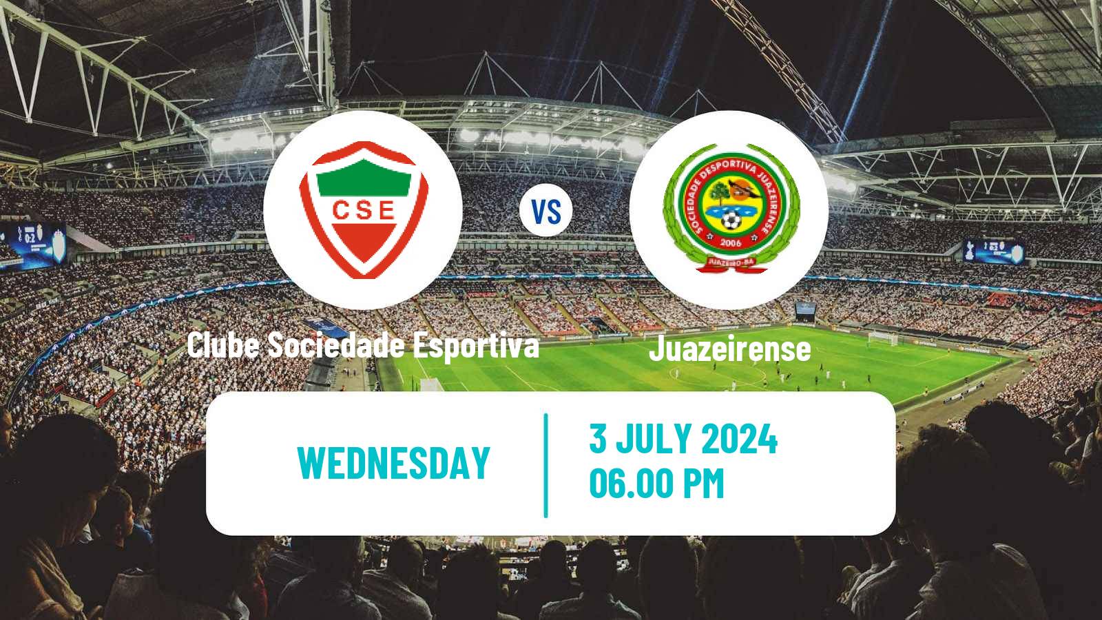 Soccer Brazilian Serie D Clube Sociedade Esportiva - Juazeirense