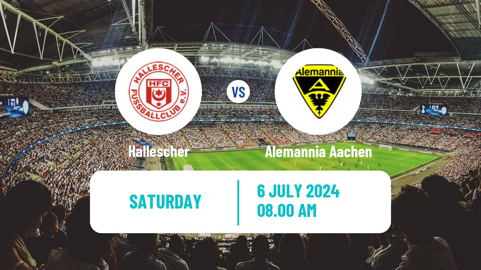 Soccer Club Friendly Hallescher - Alemannia Aachen