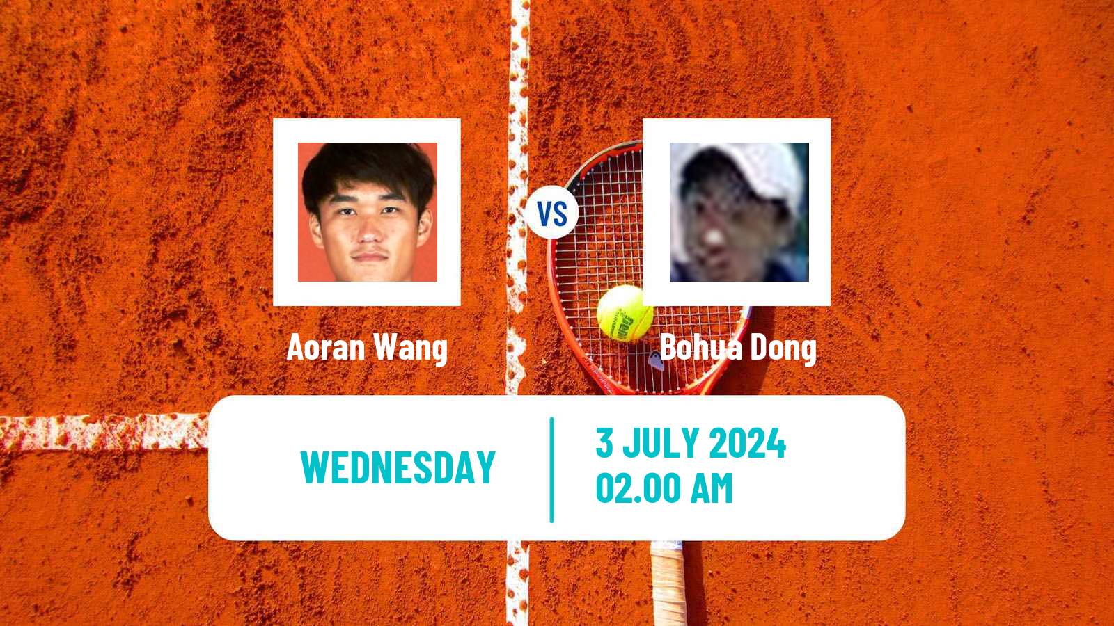 Tennis ITF M15 Tianjin 2 Men Aoran Wang - Bohua Dong