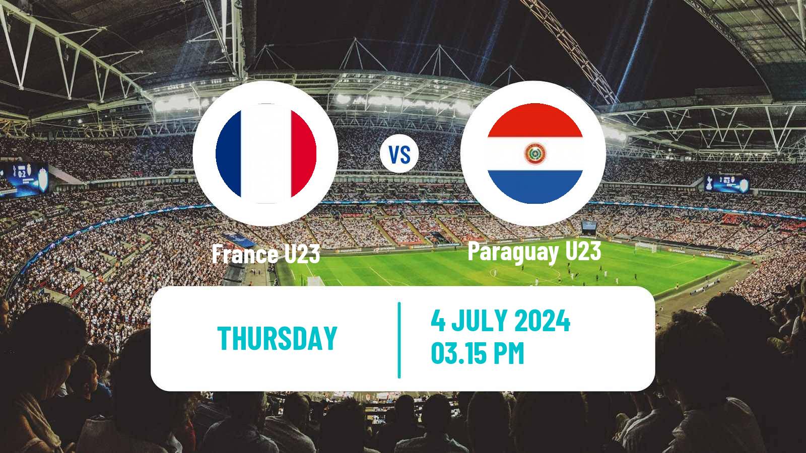 Football Friendly France U23 - Paraguay U23