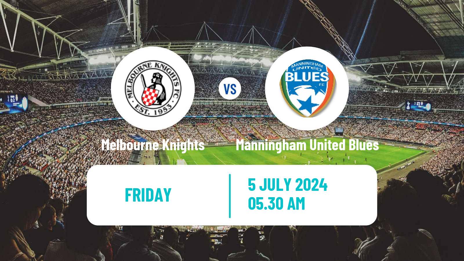 Soccer Australian NPL Victoria Melbourne Knights - Manningham United
