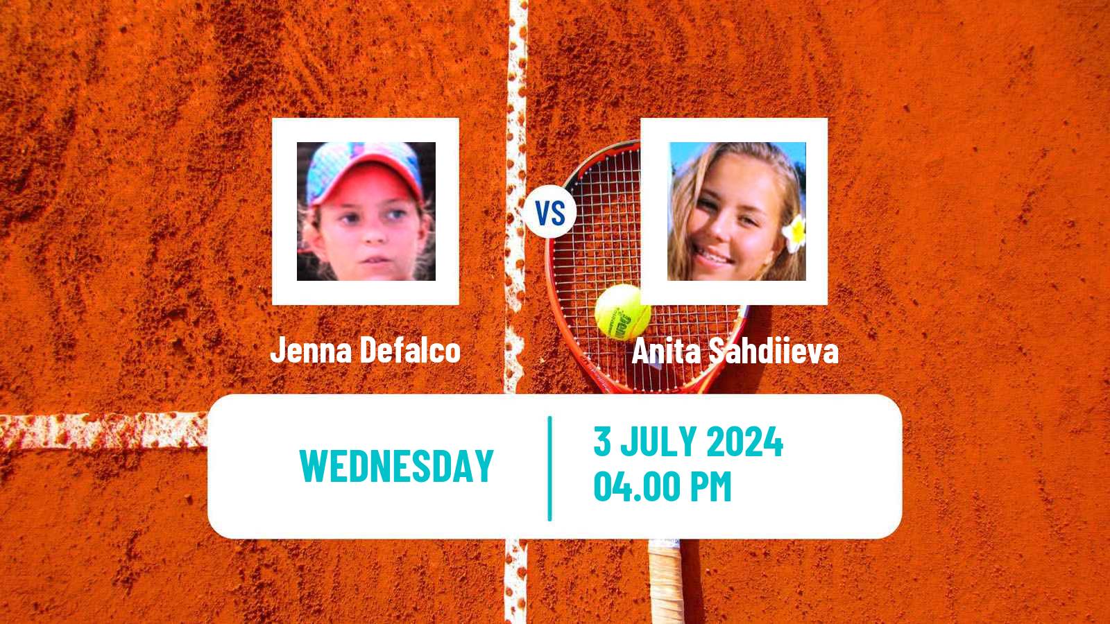 Tennis ITF W15 Lakewood Ca Women Jenna Defalco - Anita Sahdiieva