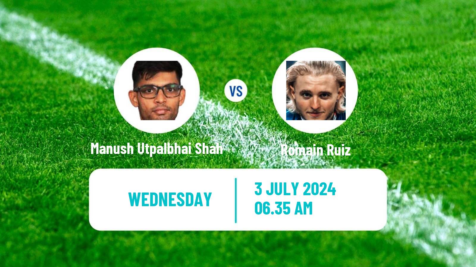 Table tennis Wtt Star Contender Bangkok Men Manush Utpalbhai Shah - Romain Ruiz