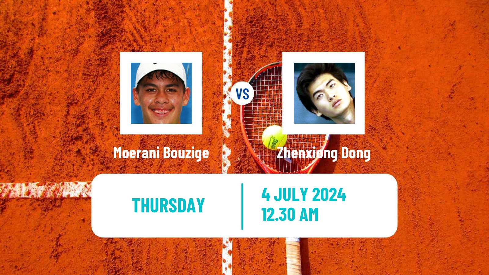 Tennis ITF M15 Tianjin 2 Men Moerani Bouzige - Zhenxiong Dong