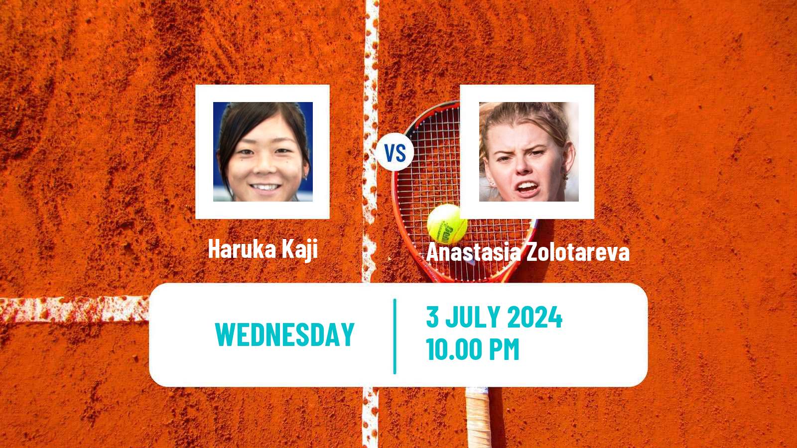 Tennis ITF W35 Hong Kong Women Haruka Kaji - Anastasia Zolotareva