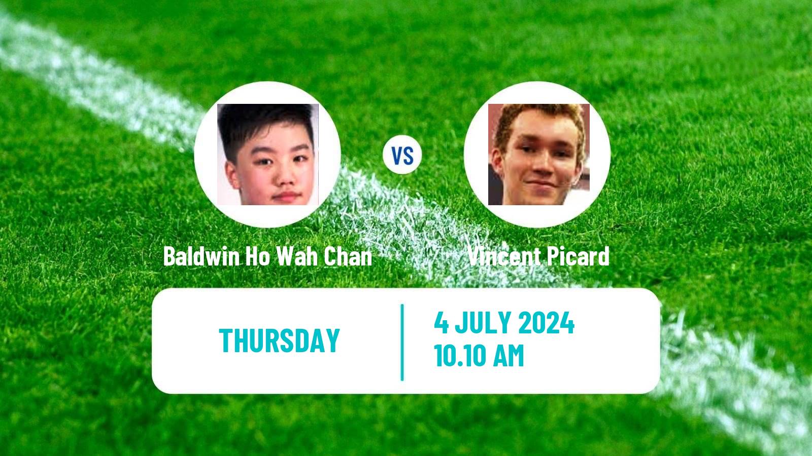 Table tennis Wtt Star Contender Bangkok Men Baldwin Ho Wah Chan - Vincent Picard