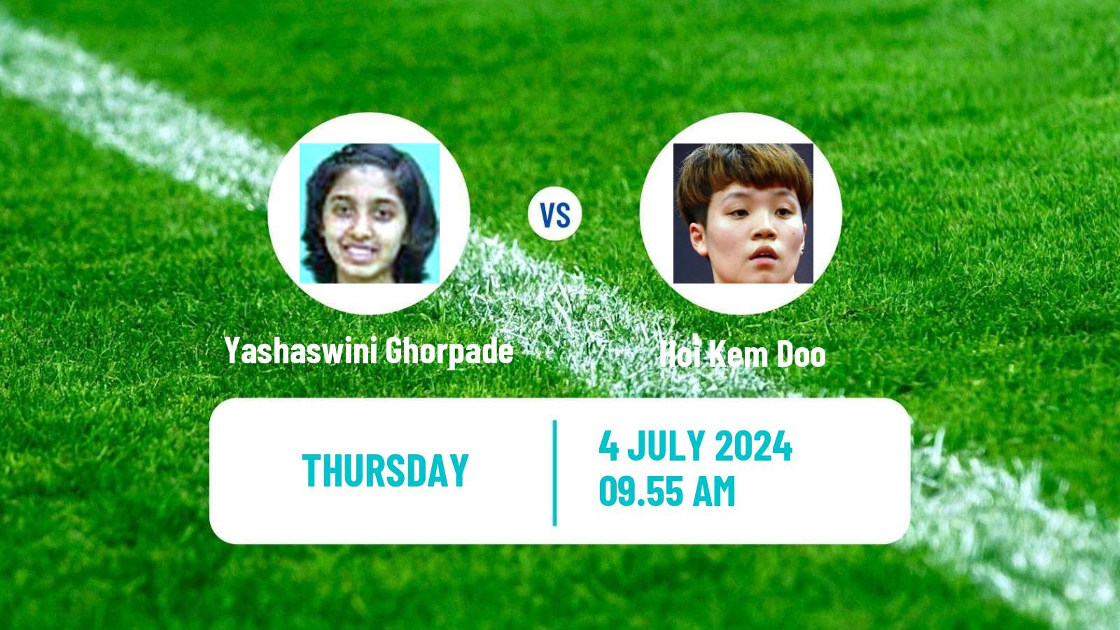 Table tennis Wtt Star Contender Bangkok Women Yashaswini Ghorpade - Hoi Kem Doo