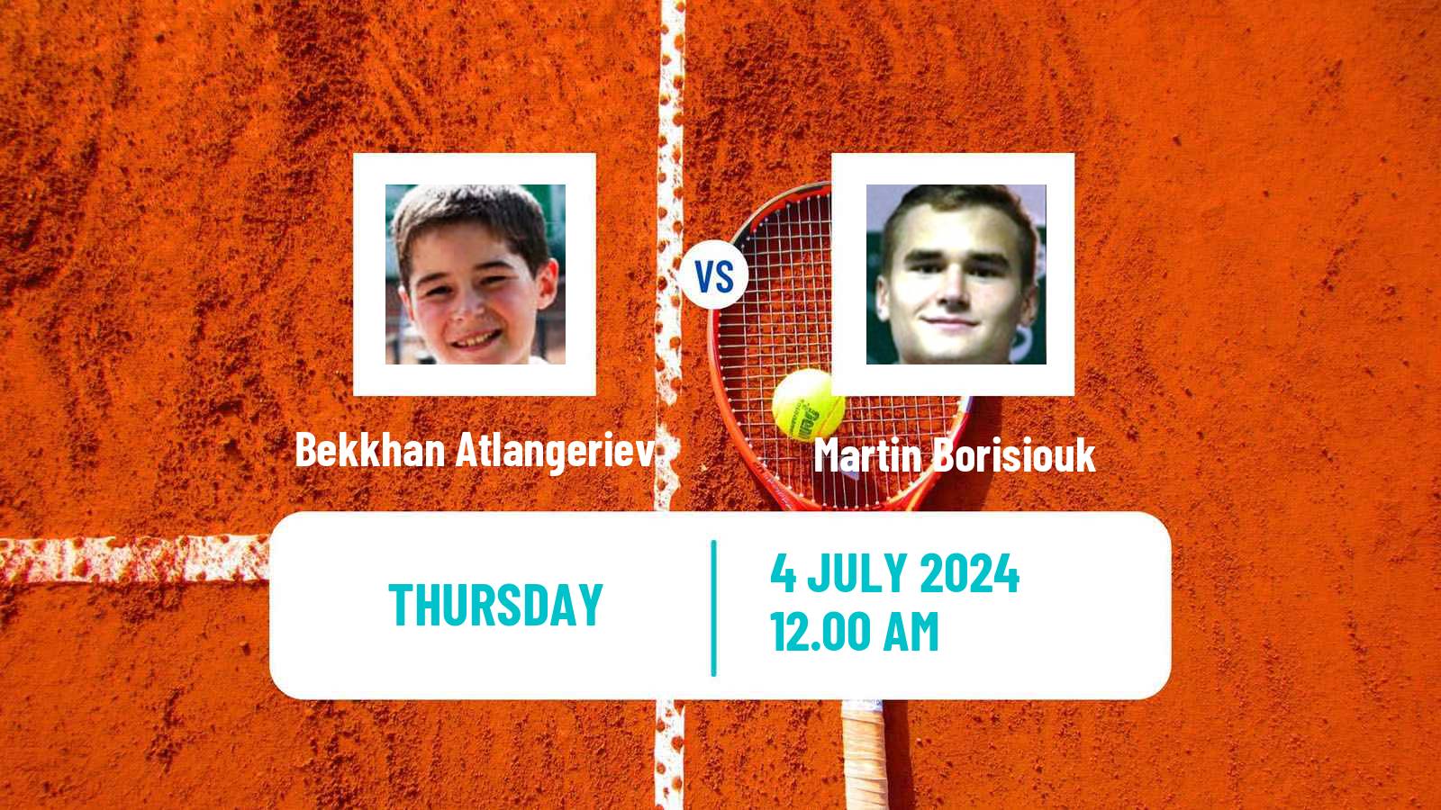 Tennis ITF M15 Ust Kamenogorsk 2 Men Bekkhan Atlangeriev - Martin Borisiouk
