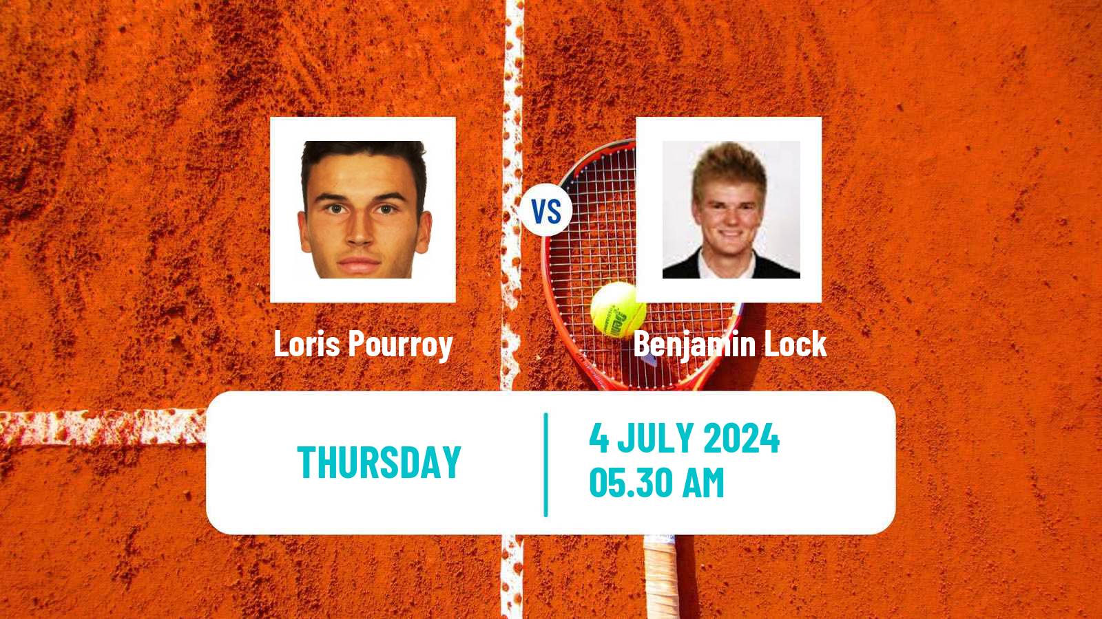 Tennis ITF M25 Ajaccio H Men Loris Pourroy - Benjamin Lock