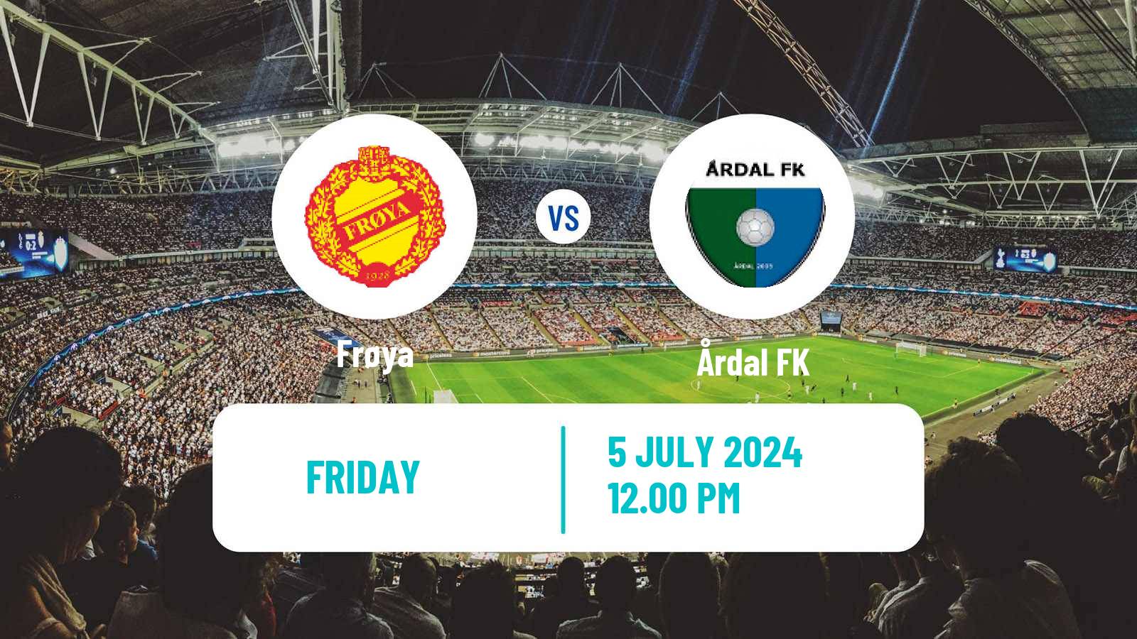 Soccer Norwegian Division 3 - Group 1 Frøya - Årdal FK