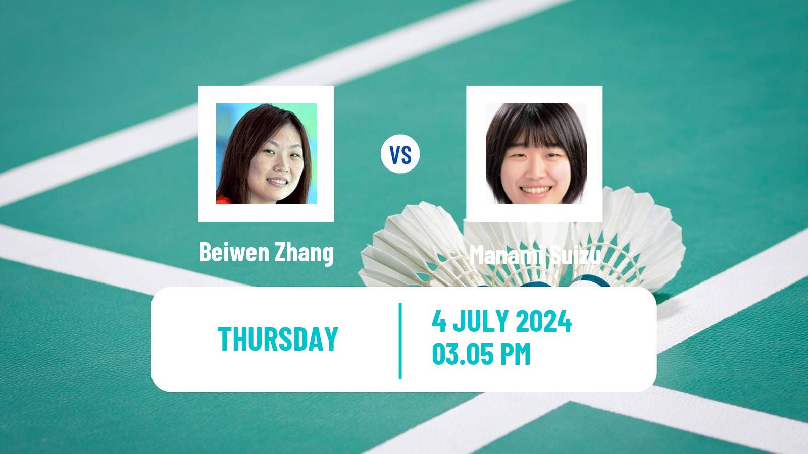 Badminton BWF World Tour Canada Open Women Beiwen Zhang - Manami Suizu