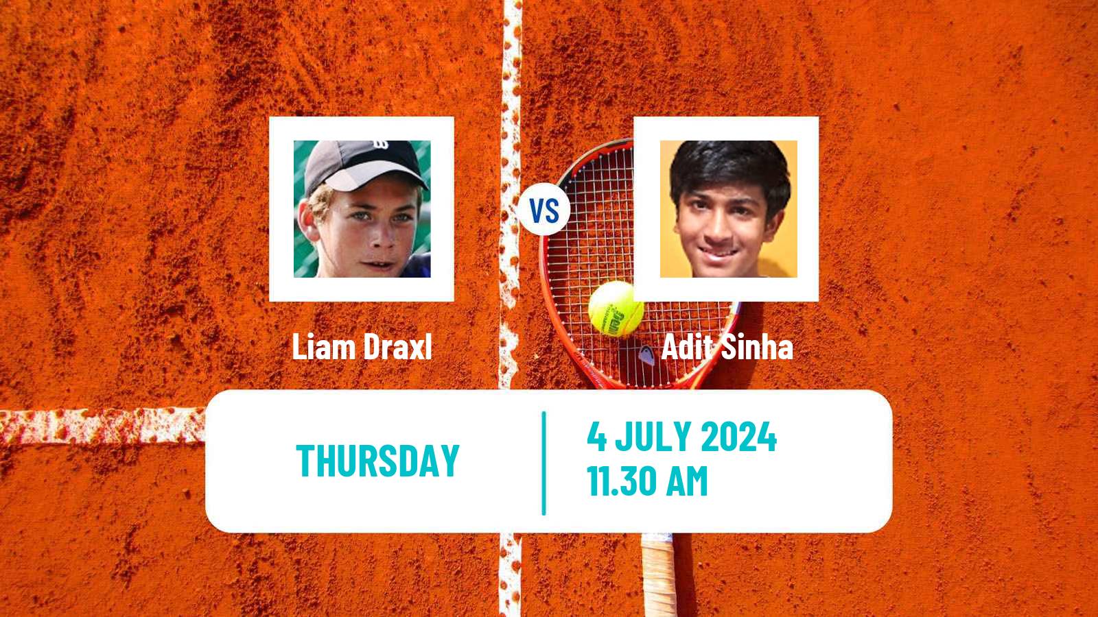 Tennis ITF M25 Laval Men Liam Draxl - Adit Sinha