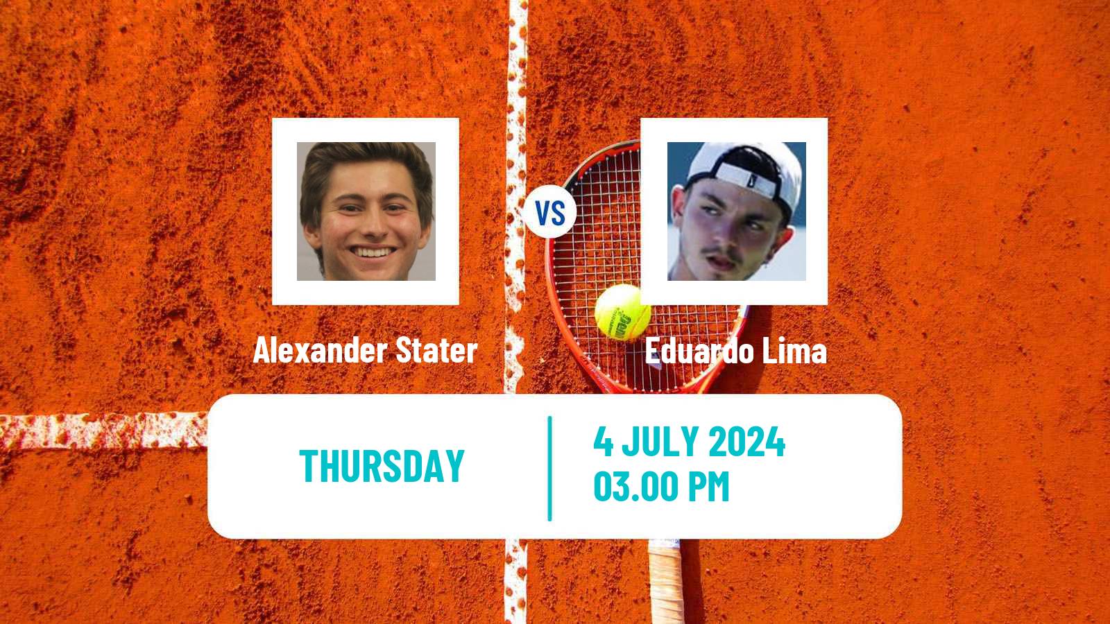 Tennis ITF M15 Belem Men Alexander Stater - Eduardo Lima