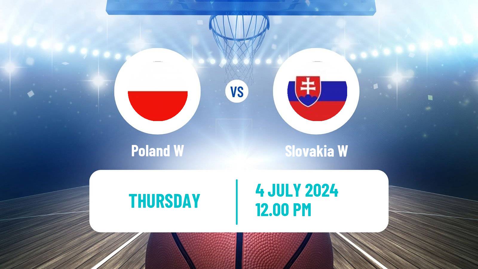 Basketball Friendly International Basketball Women Poland W - Slovakia W