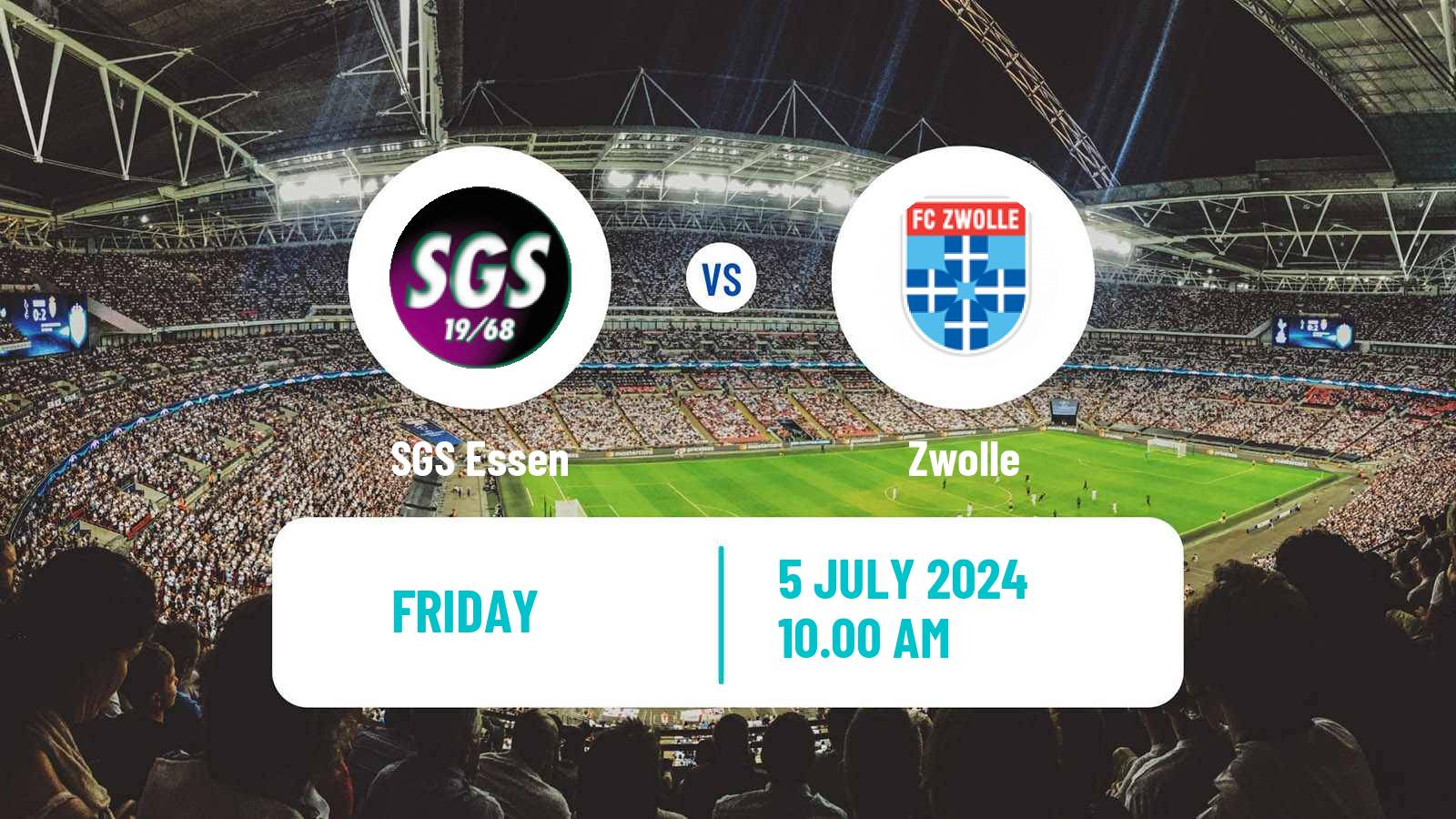 Football Club Friendly Women SGS Essen - Zwolle